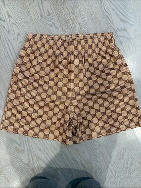 NWT BRAVEST STUDIO mens large shorts Brown